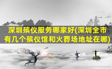 深圳殡仪服务哪家好(深圳全市有几个殡仪馆和火葬场地址在哪)