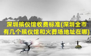 深圳殡仪馆收费标准(深圳全市有几个殡仪馆和火葬场地址在哪)