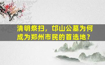 清明祭扫，邙山公墓为何成为郑州市民的首选地？