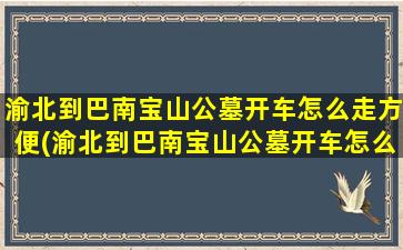 渝北到巴南宝山公墓开车怎么走方便(渝北到巴南宝山公墓开车怎么走近)