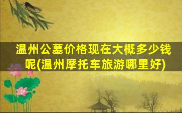 温州公墓价格现在大概多少钱呢(温州摩托车旅游哪里好)