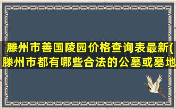 滕州市善国陵园价格查询表最新(滕州市都有哪些合法的公墓或墓地)