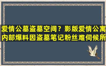 爱情公墓盗墓空间？影版爱情公寓内部爆料因盗墓笔记粉丝难伺候所以没有宣传盗墓情节