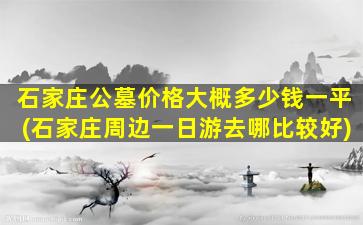 石家庄公墓价格大概多少钱一平(石家庄周边一日游去哪比较好)