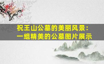 祝王山公墓的美丽风景：一组精美的公墓图片展示