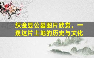织金县公墓图片欣赏，一窥这片土地的历史与文化