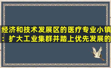 经济和技术发展区的医疗专业小镇：扩大工业集群并踏上优先发展的道路