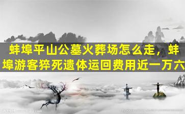 蚌埠平山公墓火葬场怎么走，蚌埠游客猝死遗体运回费用近一万六