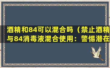 酒精和84可以混合吗（禁止酒精与84消毒液混合使用：警惕潜在危险）