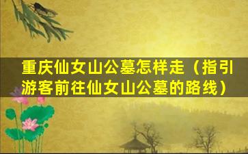 重庆仙女山公墓怎样走（指引游客前往仙女山公墓的路线）