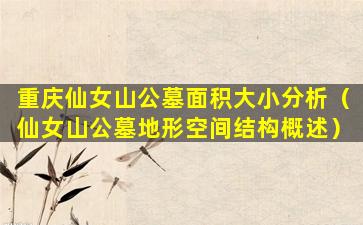 重庆仙女山公墓面积大小分析（仙女山公墓地形空间结构概述）