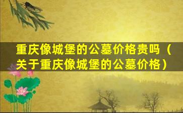 重庆像城堡的公墓价格贵吗（关于重庆像城堡的公墓价格）