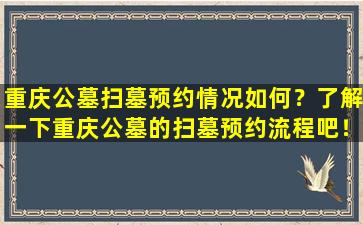 重庆公墓扫墓预约情况如何？了解一下重庆公墓的扫墓预约流程吧！