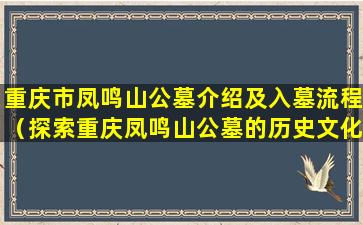 重庆市凤鸣山公墓介绍及入墓流程（探索重庆凤鸣山公墓的历史文化）