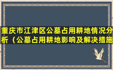 重庆市江津区公墓占用耕地情况分析（公墓占用耕地影响及解决措施）