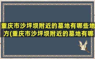 重庆市沙坪坝附近的墓地有哪些地方(重庆市沙坪坝附近的墓地有哪些呢)