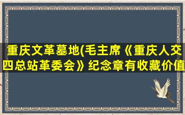 重庆文革墓地(毛主席《重庆人交四总站革委会》纪念章有收藏价值吗)