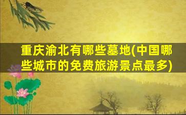 重庆渝北有哪些墓地(中国哪些城市的免费旅游景点最多)