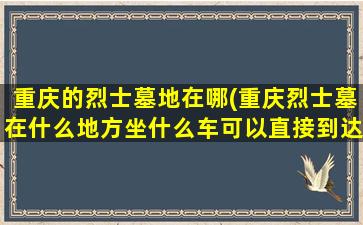 重庆的烈士墓地在哪(重庆烈士墓在什么地方坐什么车可以直接到达)