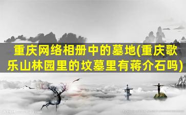 重庆网络相册中的墓地(重庆歌乐山林园里的坟墓里有蒋介石吗)