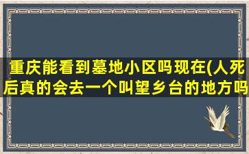 重庆能看到墓地小区吗现在(人死后真的会去一个叫望乡台的地方吗)
