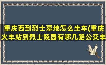 重庆西到烈士墓地怎么坐车(重庆火车站到烈士陵园有哪几路公交车可乘)