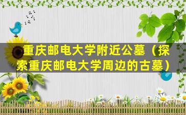 重庆邮电大学附近公墓（探索重庆邮电大学周边的古墓）