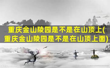 重庆金山陵园是不是在山顶上(重庆金山陵园是不是在山顶上面)