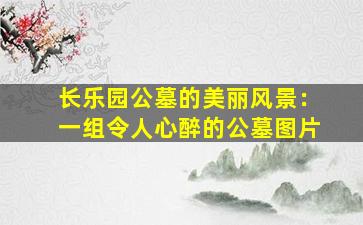 长乐园公墓的美丽风景：一组令人心醉的公墓图片
