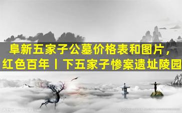 阜新五家子公墓价格表和图片，红色百年丨下五家子惨案遗址陵园