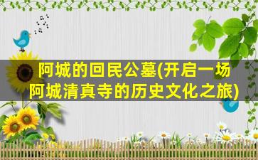 阿城的回民公墓(开启一场阿城清真寺的历史文化之旅)