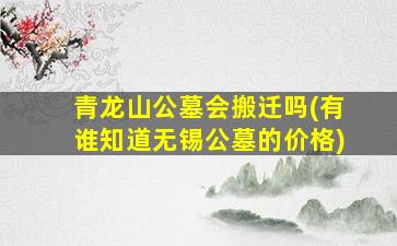 青龙山公墓会搬迁吗(有谁知道无锡公墓的价格)
