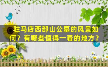 驻马店西部山公墓的风景如何？有哪些值得一看的地方？