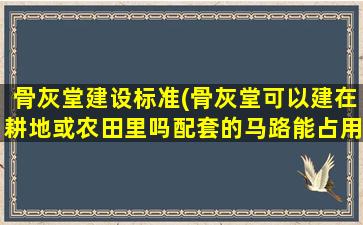 骨灰堂建设标准(骨灰堂可以建在耕地或农田里吗配套的马路能占用农田吗)