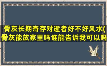 骨灰长期寄存对逝者好不好风水(骨灰能放家里吗谁能告诉我可以吗)