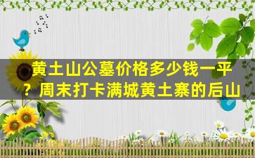 黄土山公墓价格多少钱一平？周末打卡满城黄土寨的后山